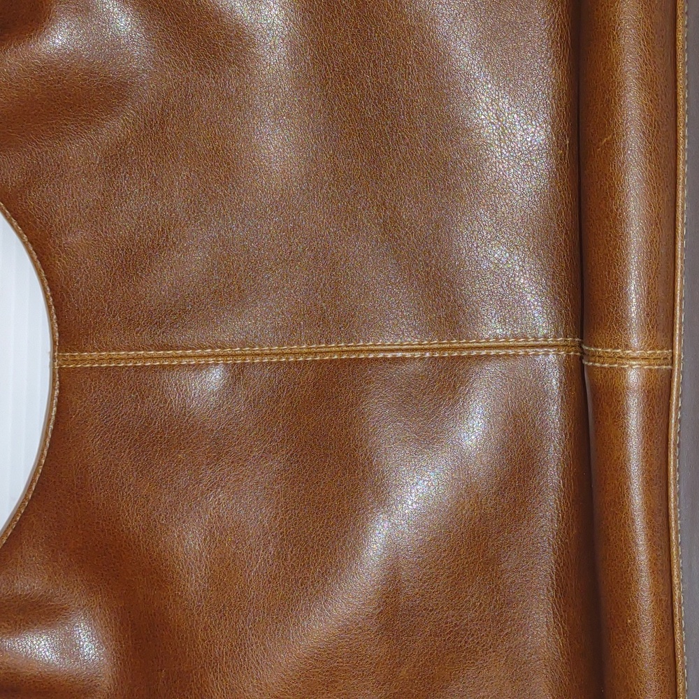 👜VINTAGE👜 LIZ CLAIBORNE ACCESSORIES Hobo Style Satchel in Brown - Picture 9 of 9
